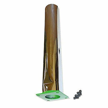 AFTERMARKET Exhaust Stack Fits John Deere Straight w/ Dent for Steering Shaft- Chrome Fits J R4254